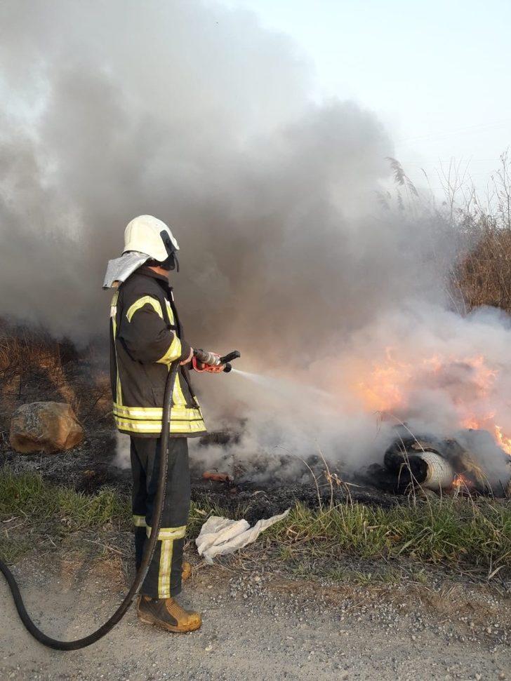 Manisa İtfaiyesinden ot ve atık yangını uyarısı G4