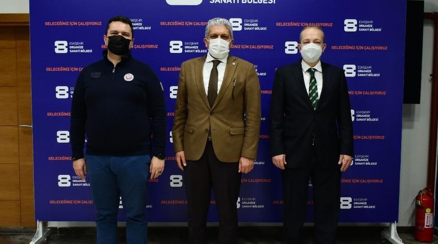 Müdür Bilge ve Keskin’den Başkan Küpeli’ye ziyaret