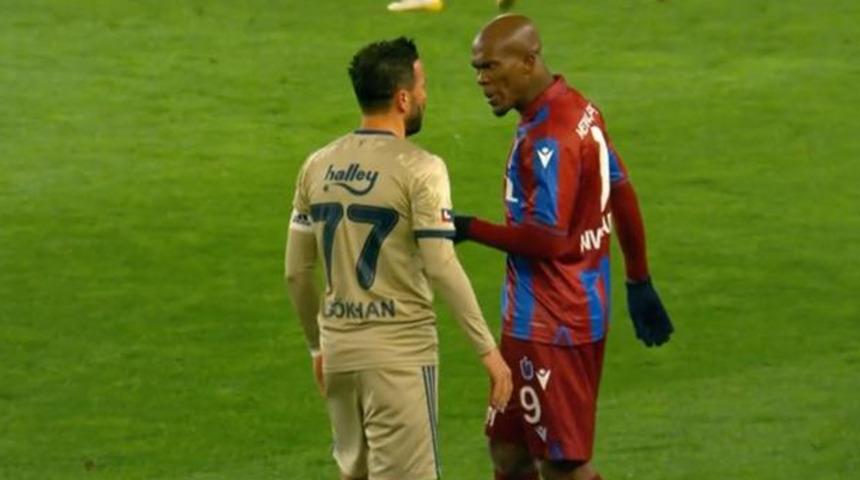 Trabzonspor-Fenerbahçe maçında olay! Volkan Demirel, Gökhan Gönül, Nwakaeme...