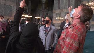 Ünlü senarist ve yönetmen Guy Ritchie, Ayasofya ve Topkapı Sarayı'nı gezdi