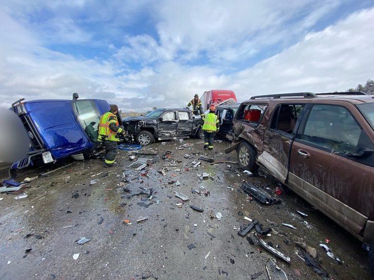 ABD’de 30’dan fazla araç birbirine girdi: 2 yaralı G1