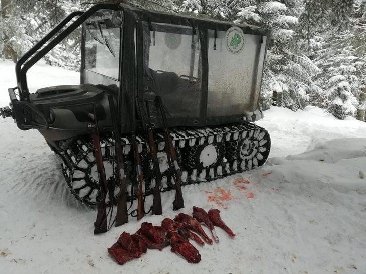 Kaçak avcılar ne kar dinledi ne de yasak G4