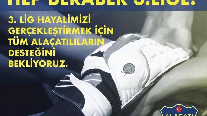 Ala&ccedil;atıspor&rsquo;dan destek &ccedil;ağrısı