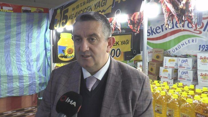 Yöresel Ürünler Fuarında Ayçiçek yağı 49 TL G4