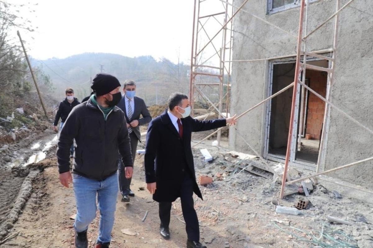 Vali Atay, vilayetler birliği otelinde incelemelerde bulundu