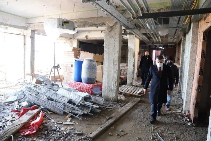 Vali Atay, vilayetler birliği otelinde incelemelerde bulundu G4