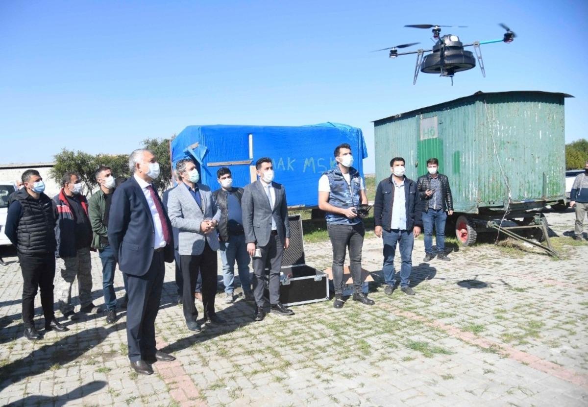 Adana&rsquo;da dronla sivrisinek m&uuml;cadelesi