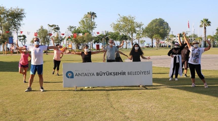 Sosyal mesafeli sabah sporu başlıyor