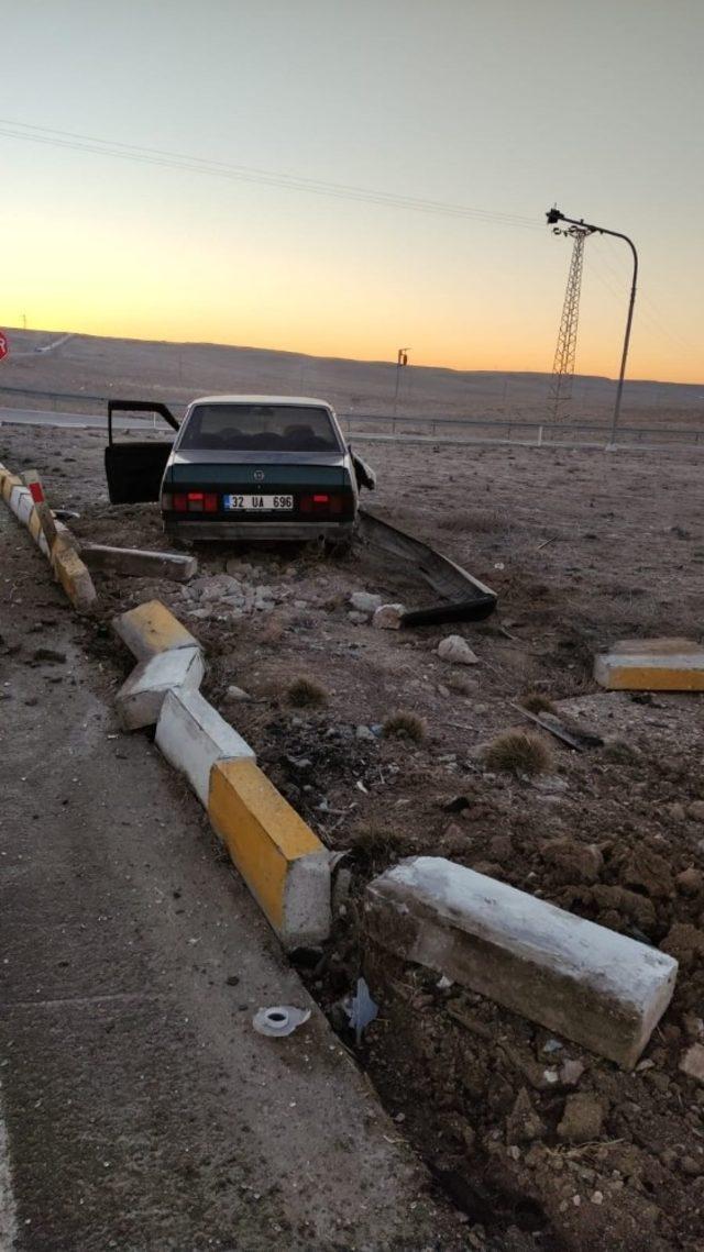 Konya’da iki otomobil çarpıştı: 1 ölü, 2 yaralı