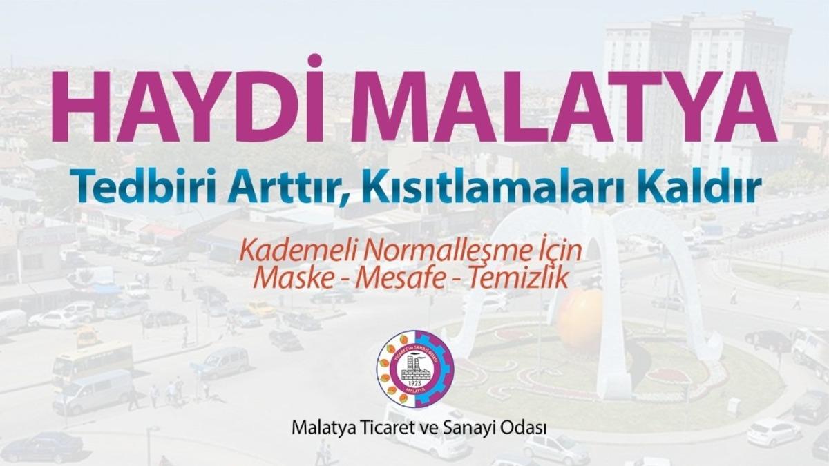 Malatya TSO&rsquo;dan normalleşme &ccedil;ağrısı