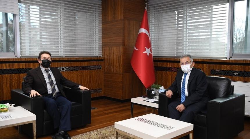 AG&Uuml; Rekt&ouml;r&uuml;nden B&uuml;y&uuml;kkılı&ccedil;&rsquo;a veda ziyareti