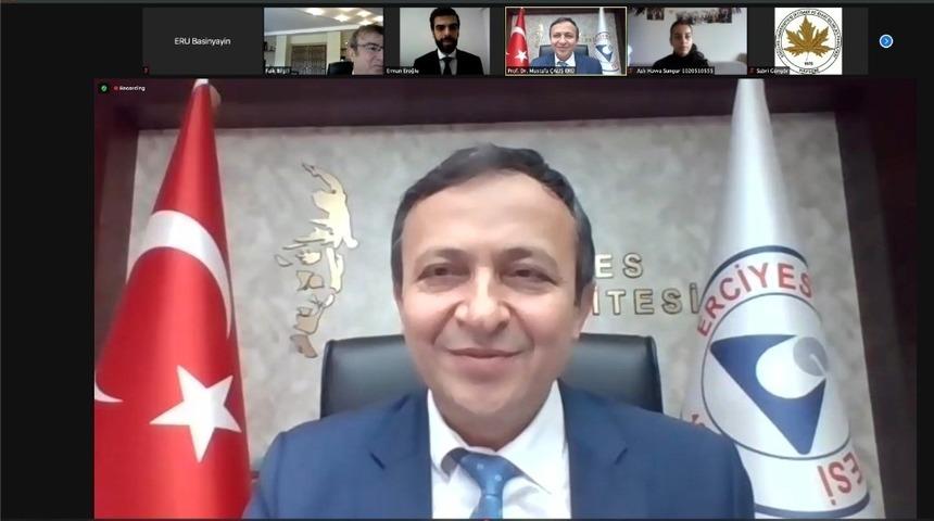 ER&Uuml;&rsquo;de &ldquo;Uzaktan Eğitim S&uuml;recinde Etkin İletişim&rdquo; Konulu Konferans D&uuml;zenlendi