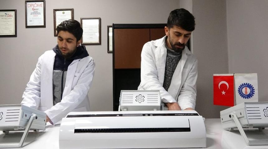 Koronavirüsü yok eden cihaz Van'dan 4 ülkeye ihraç edildi