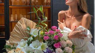 Şevval Şahin'in bikinisi dar geldi