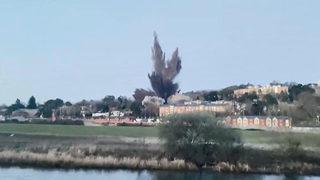 2. Dünya Savaşı’ndan kalma bomba kontrollü patlatıldı