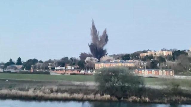 2. Dünya Savaşı’ndan kalma bomba kontrollü patlatıldı