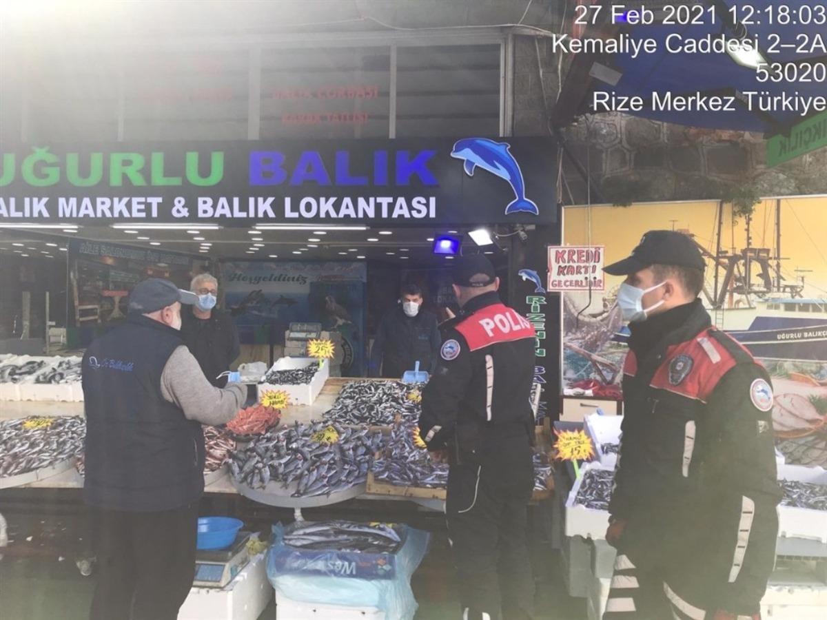 Rize&rsquo;de korona dentimlerinde 492 kişiye 896 bin lira ceza