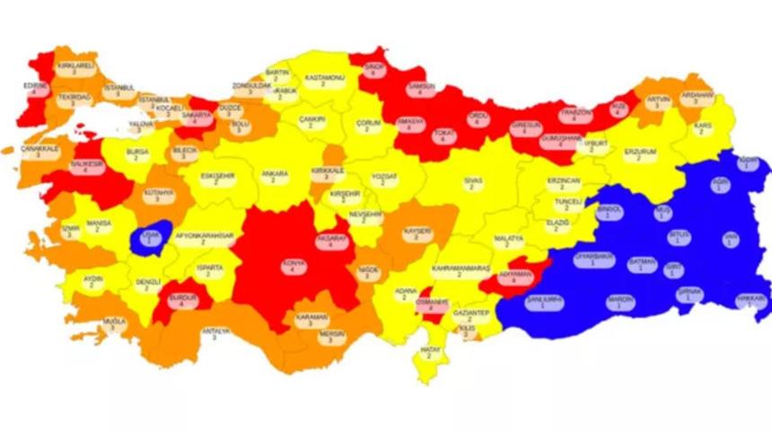 İstanbul, Ankara, İzmir hangi risk grubunda? Ankara, İzmir ve İstanbul risk haritası...