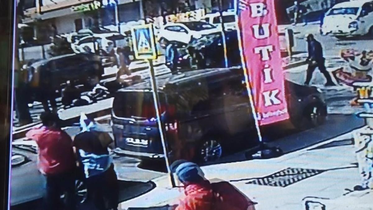 (&Ouml;zel)- Ataşehir&rsquo;de sipariş yetiştirmek isteyen motokurye, gen&ccedil; kadını canından ediyordu