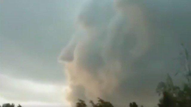 Irma'nın yüzü: Kasırga esnasında oluşan bulut sosyal medyayı karıştırdı