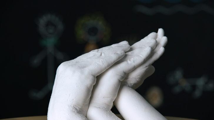 Aljinattan heykel yaptık!