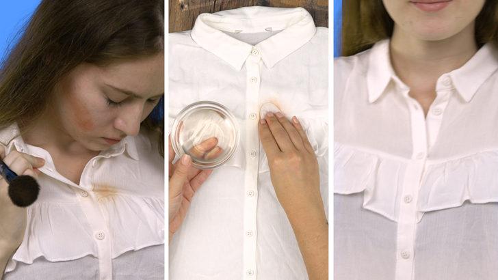 Makyaj malzemesi lekelerini &ccedil;ıkarmanın sırlarını bulduk!