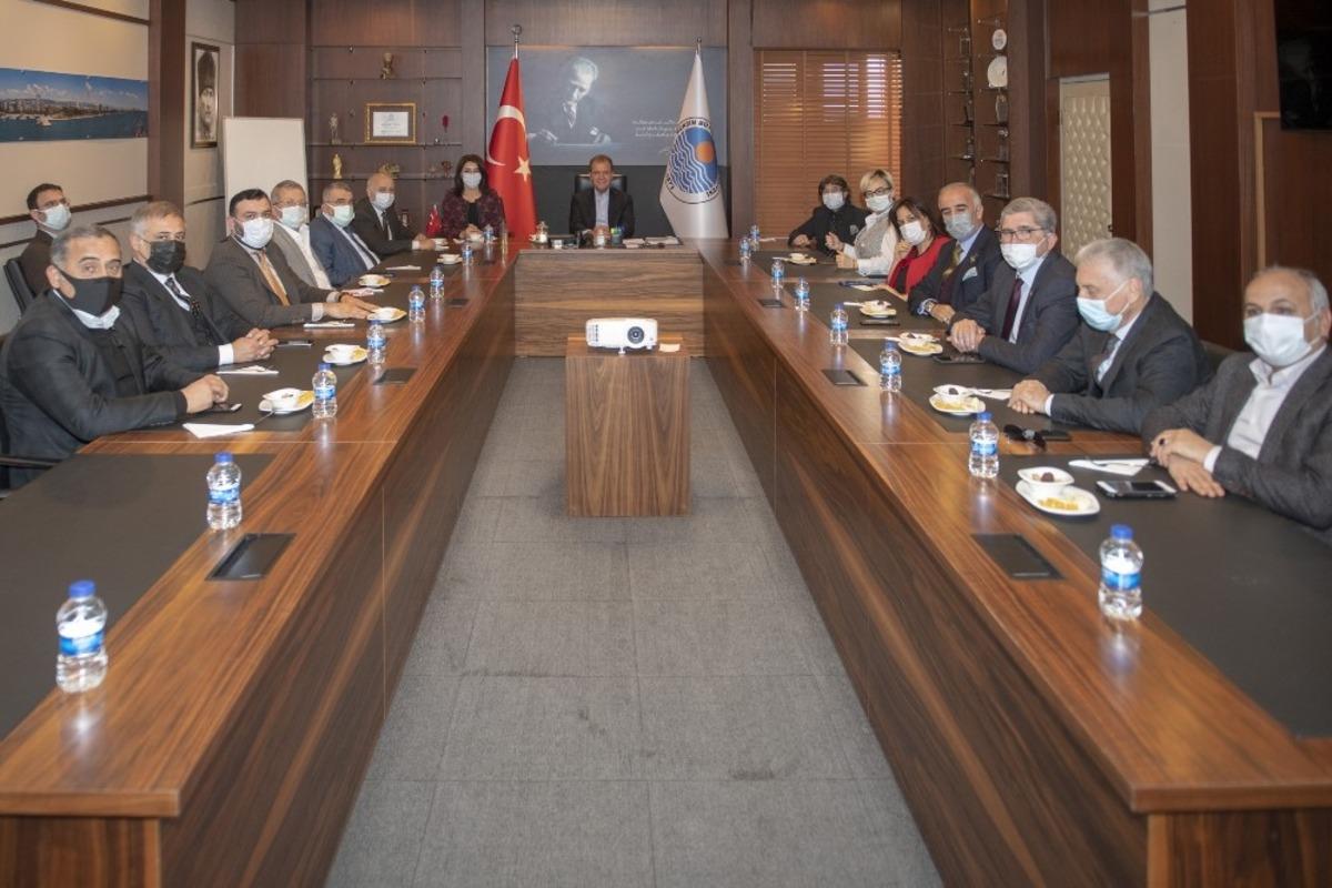 Başkan Se&ccedil;er iş d&uuml;nyasıyla buluştu, yatırımlar masaya yatırıldı