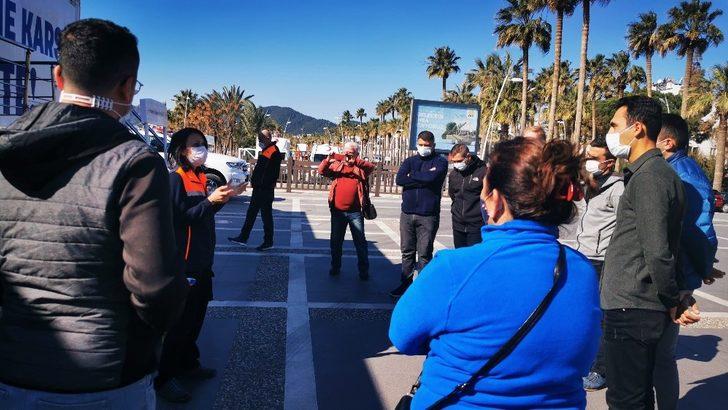 Simülasyonlu deprem TIR’ı Marmaris’te G4