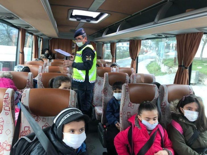 Jandarmadan servis araçlarına denetim G2