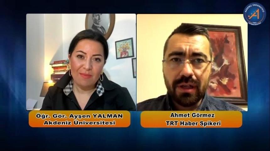 Akdeniz Üniversitesi İletişim Fakültesi’nden çevrim içi sektör söyleşileri