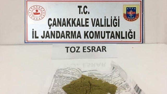 Geyikli’de uyuşturucu operasyonu