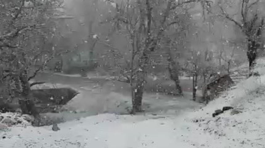 Denizli&rsquo;ye Mart ayında kar s&uuml;rprizi