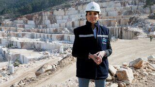 Maden işi erkek işi algısını yıkarak başına geçtiği şirkette 84 milyon lira ciro yaptı