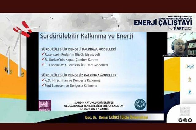 MAÜ’de uluslararası yenilenebilir enerji çalıştayı başladı