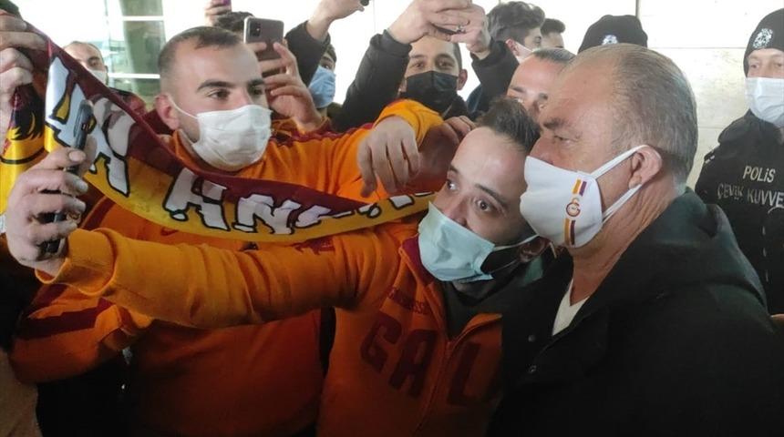 Galatasaray kafilesi Ankara'ya geldi