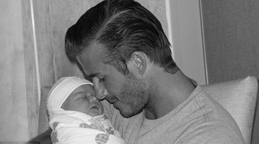 K&uuml;&ccedil;&uuml;k Beckham'ın İlk Fotoğrafı