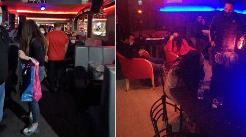 İzmir'de kapalı olması gereken eğlence mekanlarına koronavirüs baskını