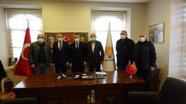 Sanayiciler AK Parti İl Başkanı Mumcu’ya projelerini anlattı