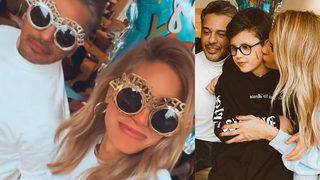 Çağla Şıkel ile eski eşi Emre Altuğ bir arada