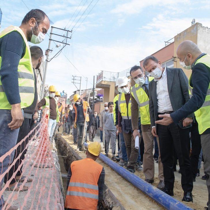 Seçer, Çay ve Çilek Mahallerini kapsayan içme suyu hattı çalışmalarını inceledi G1
