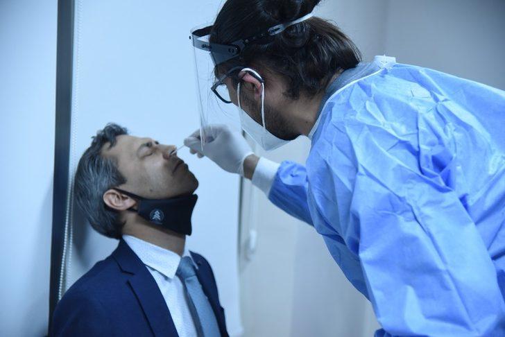 Dursunbey Belediyesinde korona virüs taraması G4