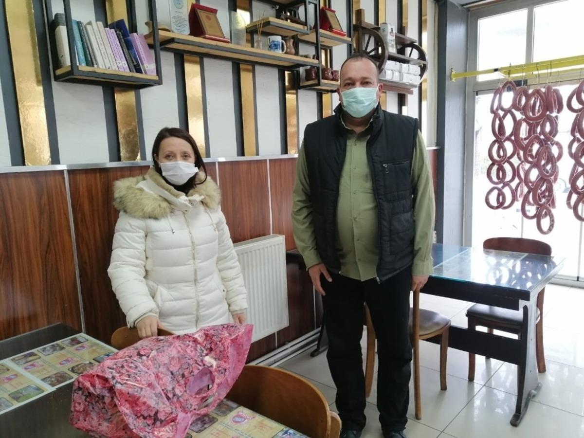 Başkan Tekin&rsquo;den aylar sonra siftah yapan esnafı ziyaret etti