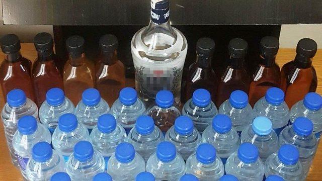Sarıgöl’de sahte içki operasyonu