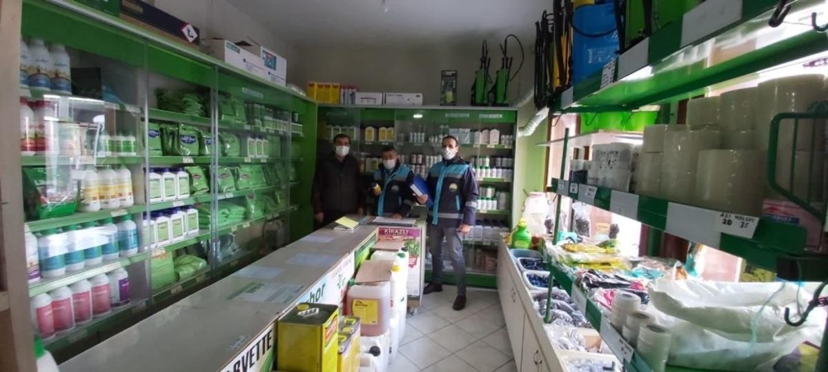 K&uuml;tahya&rsquo;da Bitki Koruma &Uuml;r&uuml;n&uuml; Satış Bayileri denetimleri
