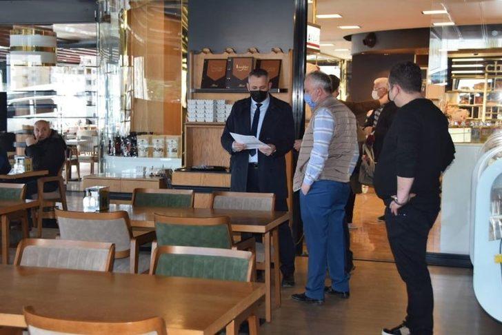 Zabıtadan yeniden açılan işyerlerine "Yeni Normal" bilgilendirmesi G4