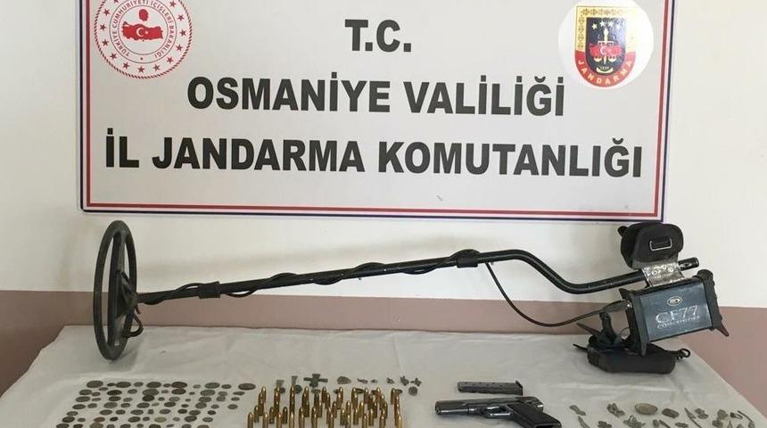 Osmaniye&rsquo;de tarihi eser operasyonu: 1 g&ouml;zaltı