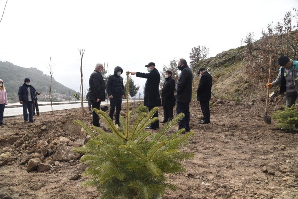 Dursunbey&rsquo;de 8 Bin 500 Fidan Toprakla Buluştu