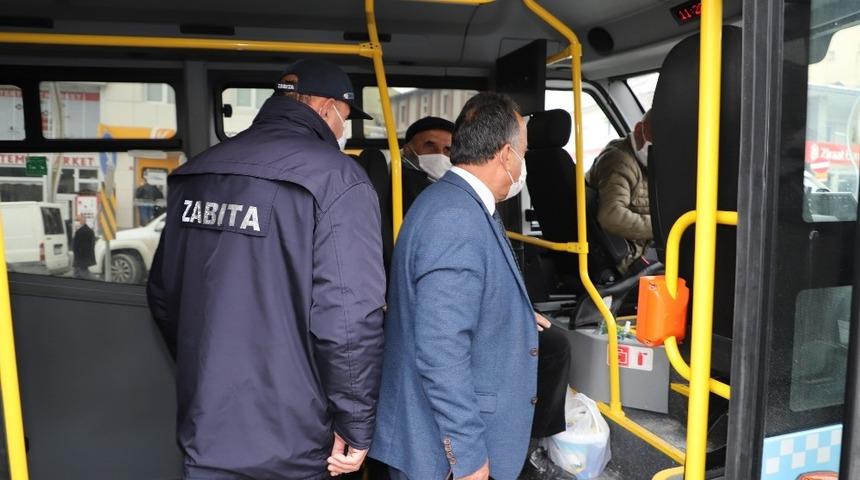 Hakkari&rsquo;de şehir i&ccedil;i servisler denetlendi