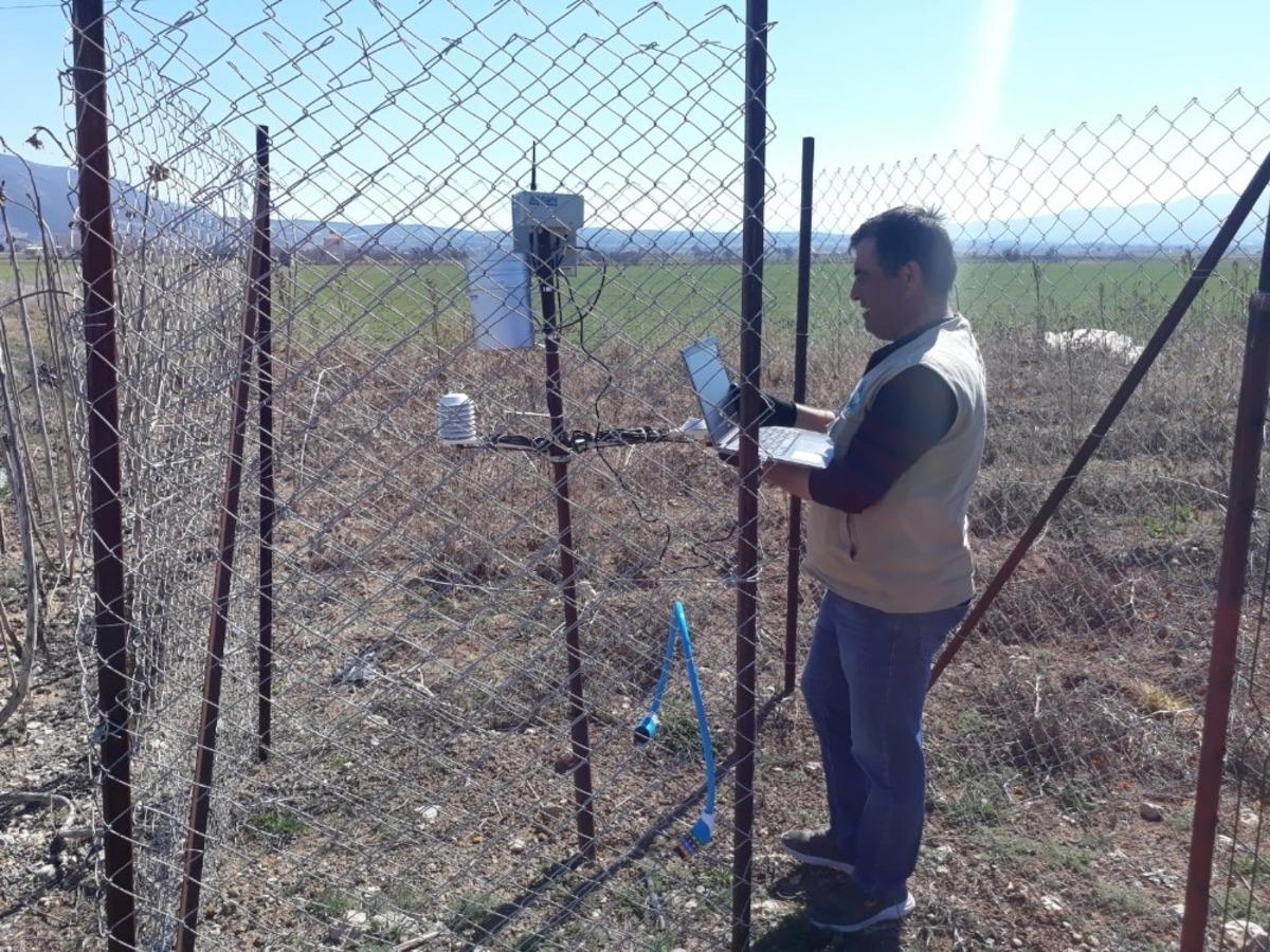 Tahmin ve Erken Uyarı Projesi istasyonlarının bakımları Denizli&rsquo;de ger&ccedil;ekleştiriliyor