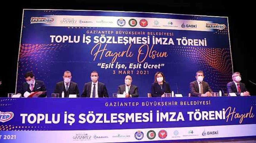 Gaziantep'te belediye işçilerinin maaşına yüzde 20,6 zam!
